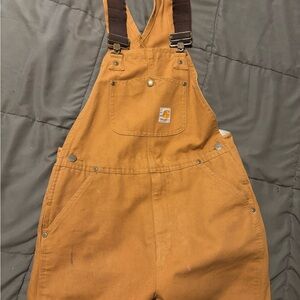 Boys Carhartt Tan Overalls